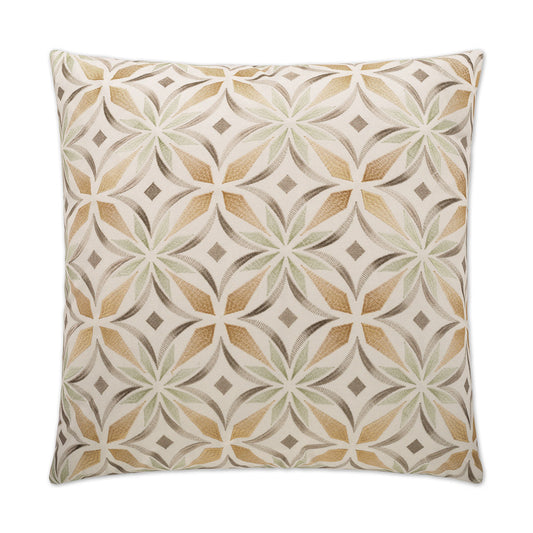 D.V. Kap Kaleidoscope Brown Throw Pillow With Insert