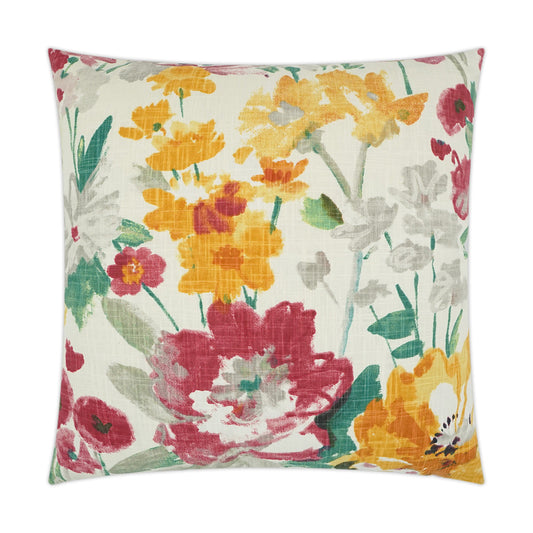 D.V. Kap Wildflowers Multi Color Throw Pillow Insert