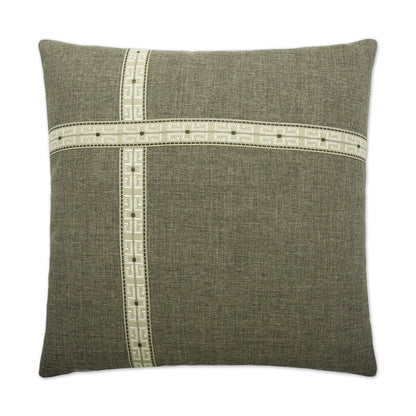 St. John Granite Grey Throw Pillow With Insert