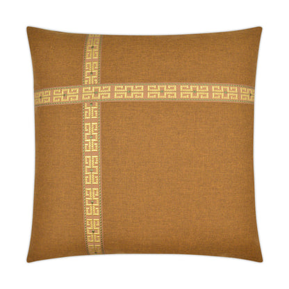 St. John Nugget Brown Throw Pillow With Insert