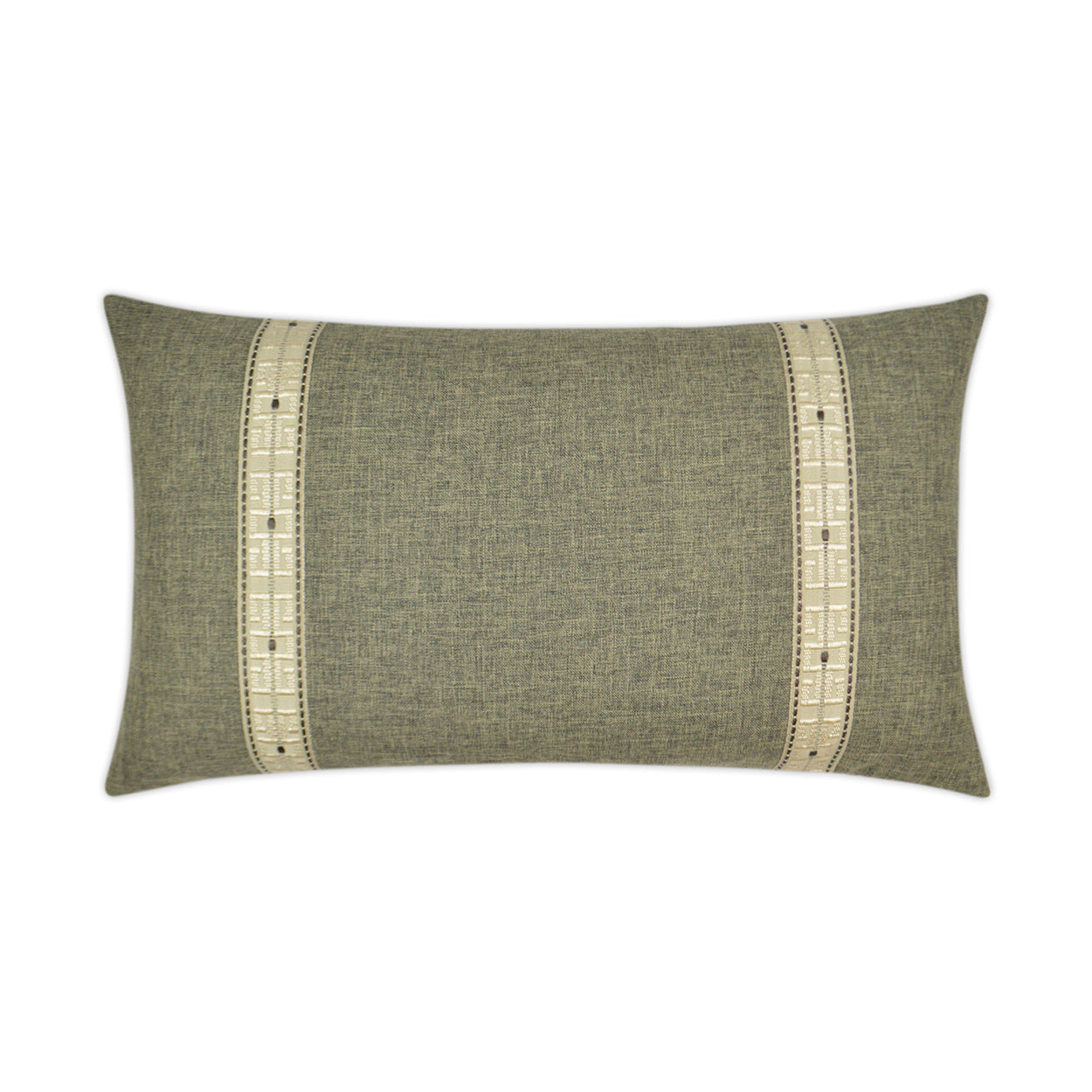 St. John Lumbar Granite Grey Throw Pillow With Insert