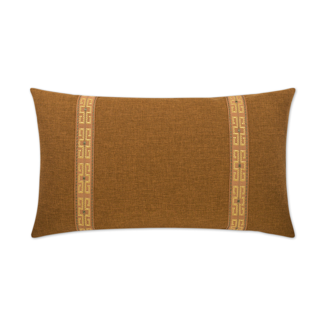 St. John Lumbar Nugget Brown Throw Pillow With Insert