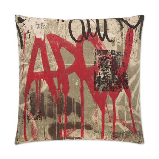 D.V. Kap Tag Multi Color Throw Pillow With Insert