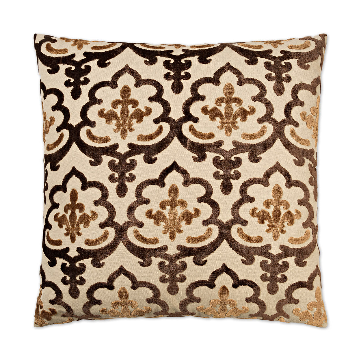 Marrisett Chocolate Brown Throw Pillow With Insert