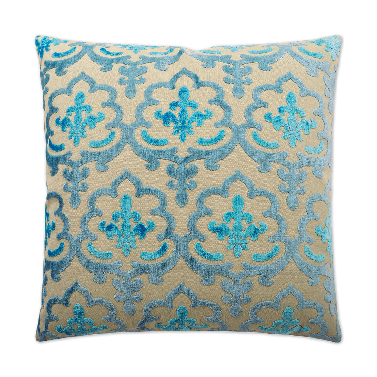 Marrisett Peacock Blue Throw Pillow With Insert