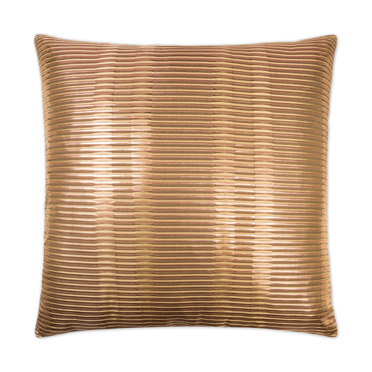 D.V. Kap Grid Copper Throw Pillow With Insert