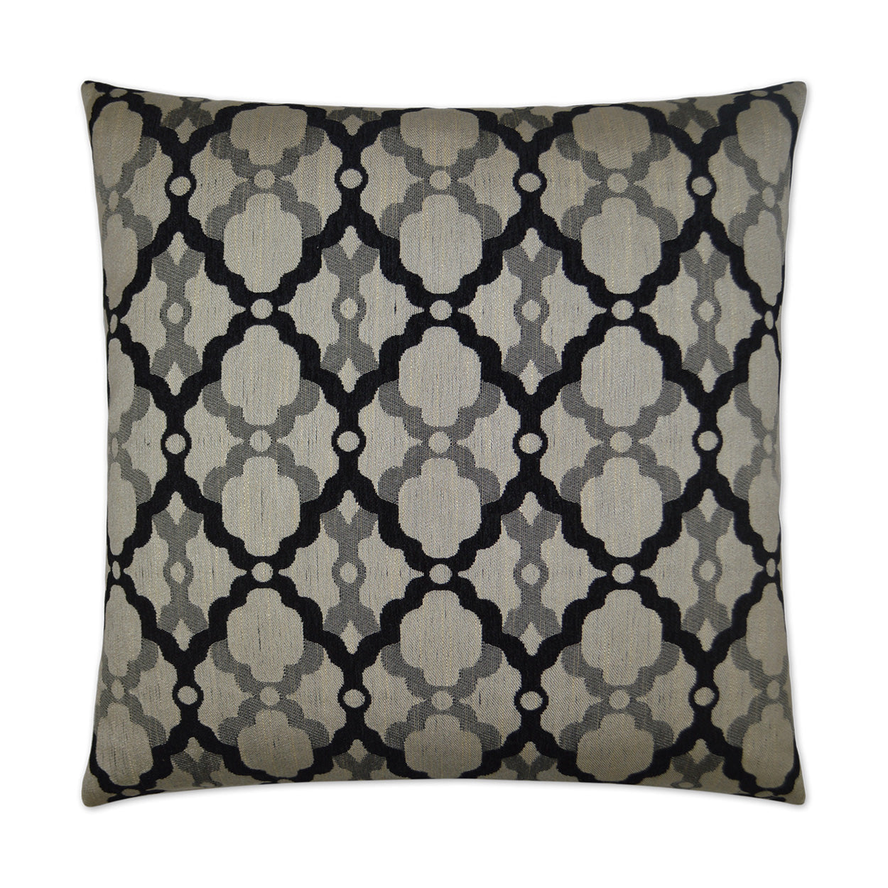 Sierra Black Throw Pillow With Insert