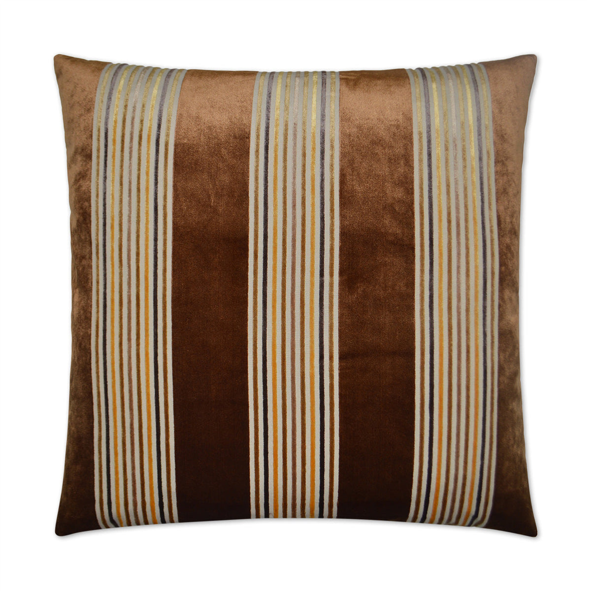 D.V. Kap Winston Cognac Brown Throw Pillow Insert