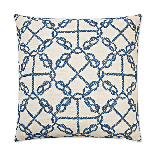 D.V. Kap Knots Blue Throw Pillow With Insert