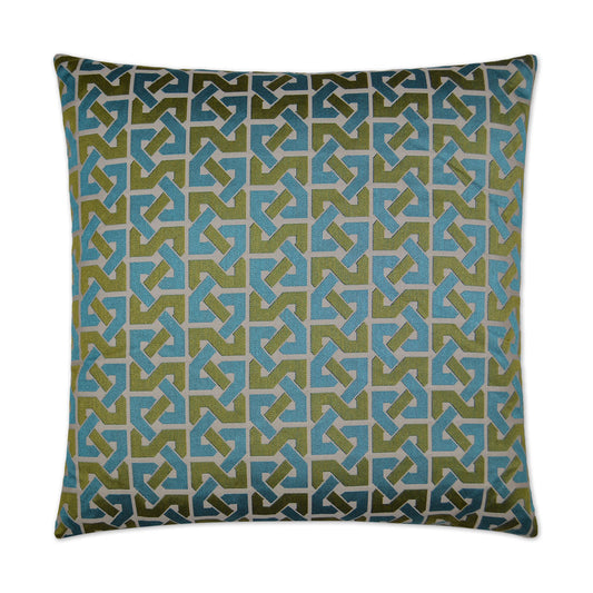 D.V. Kap Element Aqua Blue Throw Pillow With Insert