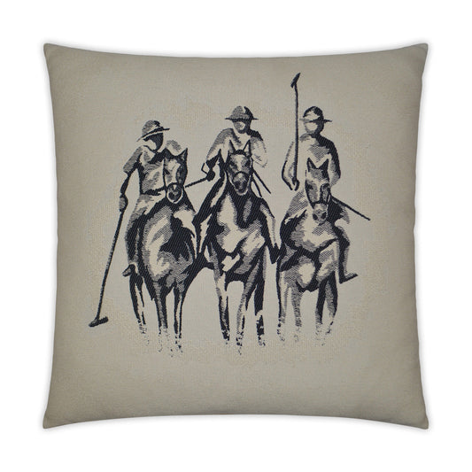 D.V. Kap Hurlingham Black Throw Pillow With Insert