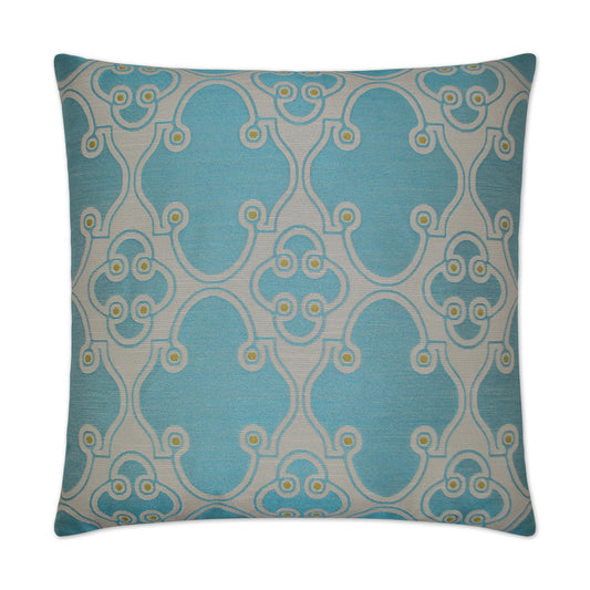 D.V. Kap Jewelry Blue Throw Pillow With Insert