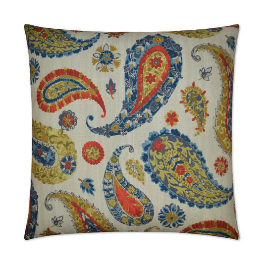 D.V. Kap Jaminga Multi Color Throw Pillow With Insert