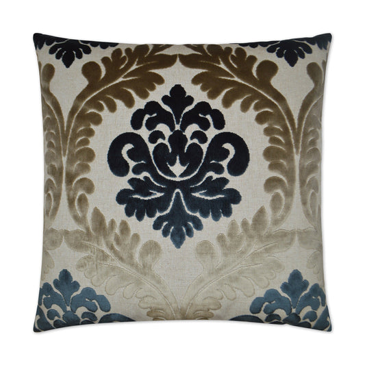 D.V. Kap Madeleine Blue Throw Pillow With Insert