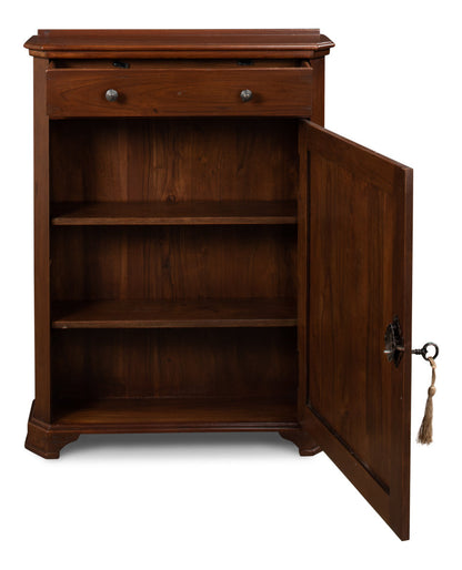 Entryway Slim Dante Hall Cabinet Walnut