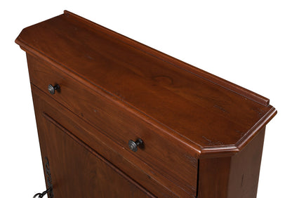 Entryway Slim Dante Hall Cabinet Walnut