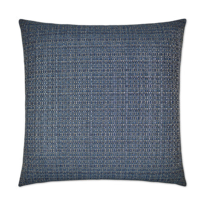 Jackie O Denim Blue Throw Pillow With Insert