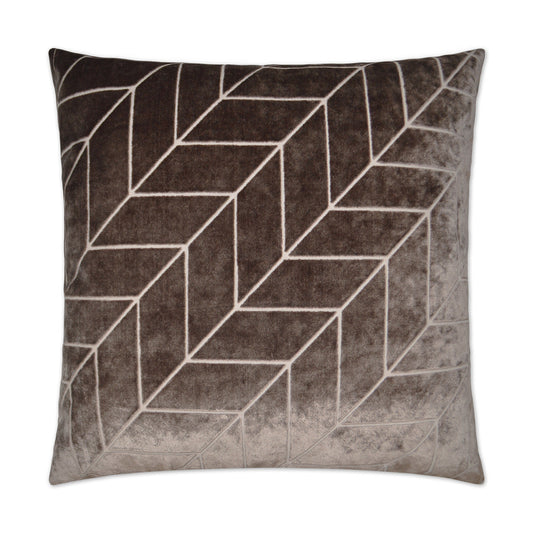 D.V. Kap Villa Mocha Brown Throw Pillow With Insert