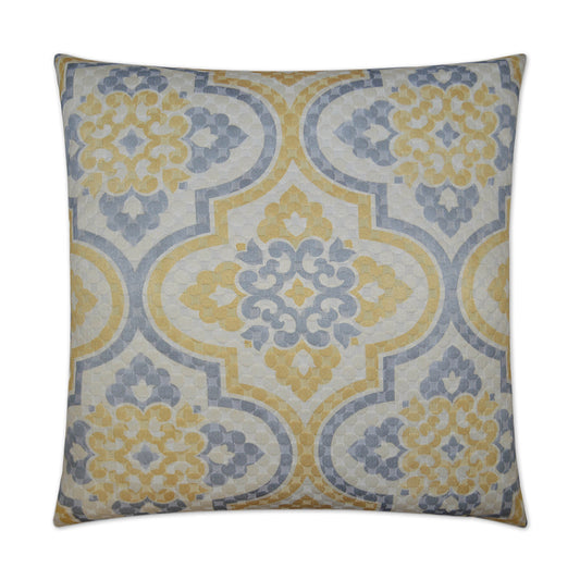 D.V. Kap Lattice Imprint Yellow Throw Pillow Insert