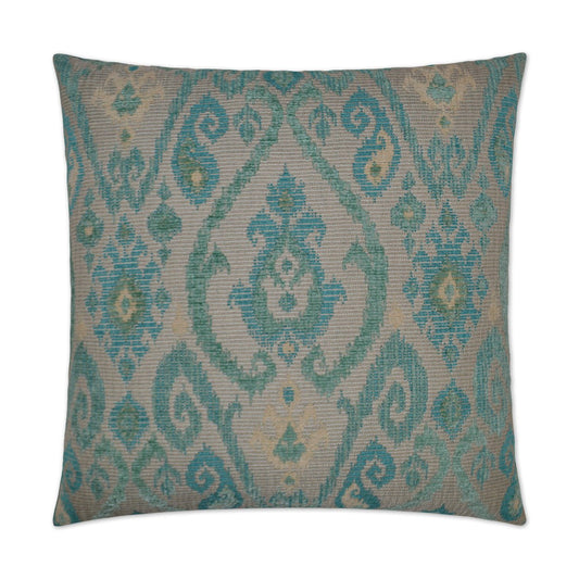 D.V. Kap Tobias Aqua Blue Throw Pillow With Insert