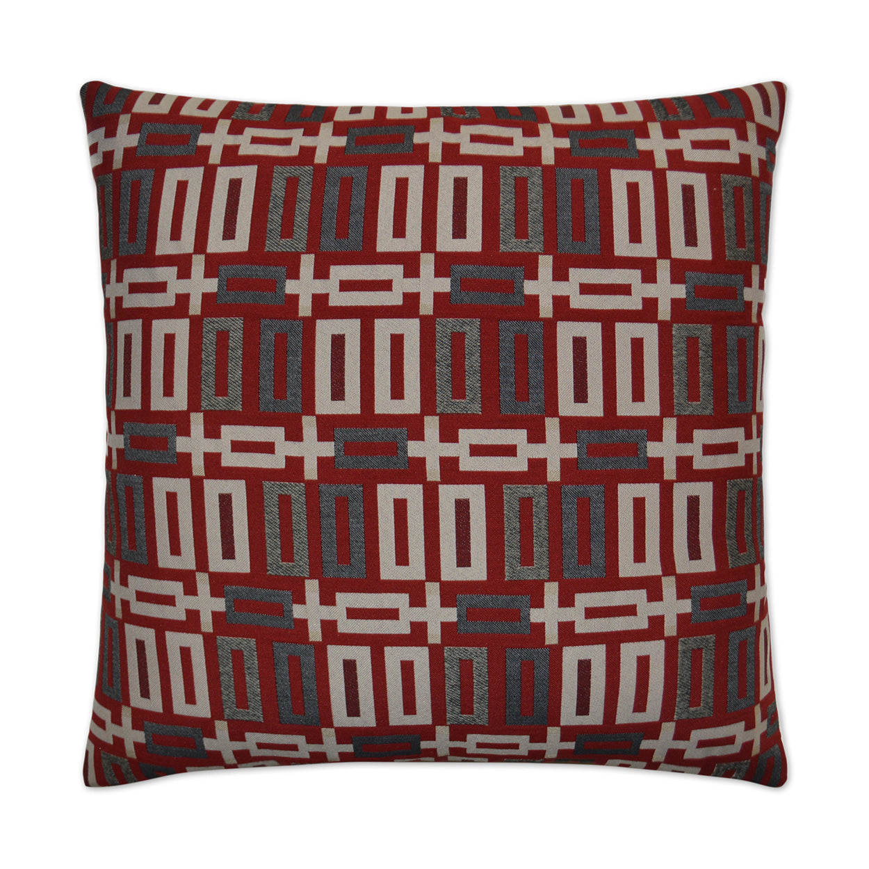 Penthouse Red Throw Pillow With Insert