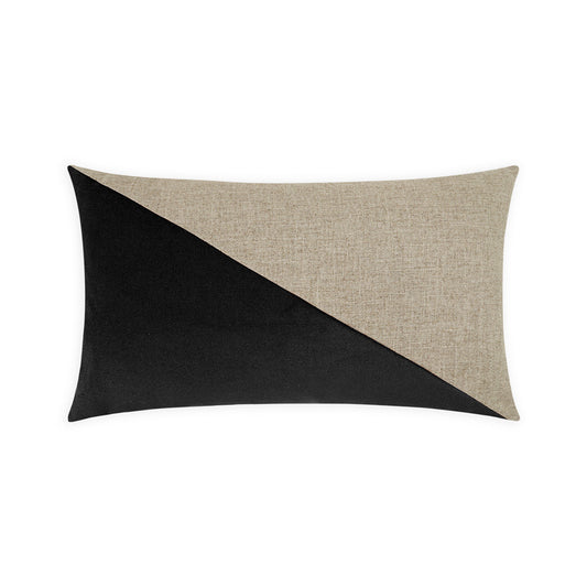 D.V. Kap Jefferson Lumbar Black Throw Pillow Insert