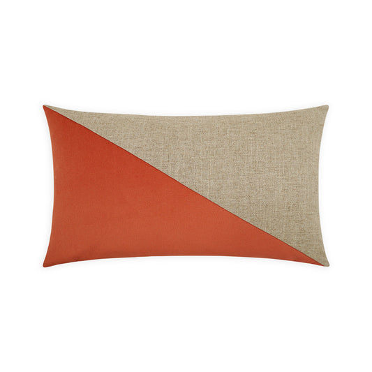 D.V. Kap Jefferson Lumbar Mango Red Throw Pillow Insert