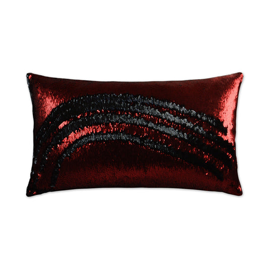 D.V. Kap Hylee Lumbar Sangria Red Throw Pillow Insert