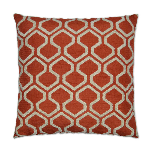 D.V. Kap Raw Edges Paprika Throw Pillow With Insert