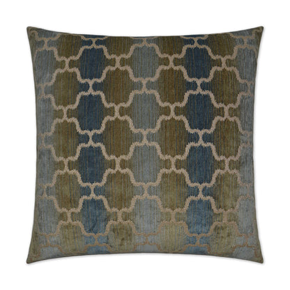 D.V. Kap Vendura Aqua Brown Throw Pillow With Insert