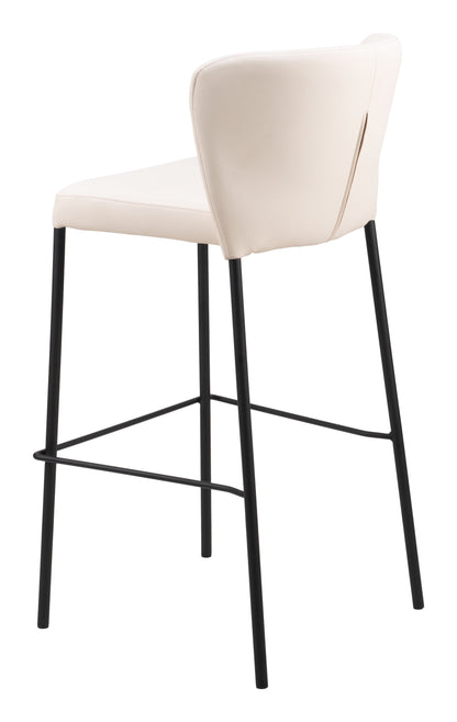 Linz Barstool (Set of 2) Cream