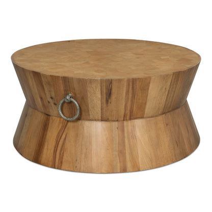 Tower Round Coffee Table Driftwood