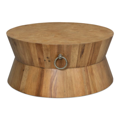 Tower Round Coffee Table Driftwood