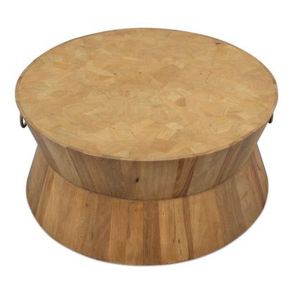 Tower Round Coffee Table Driftwood