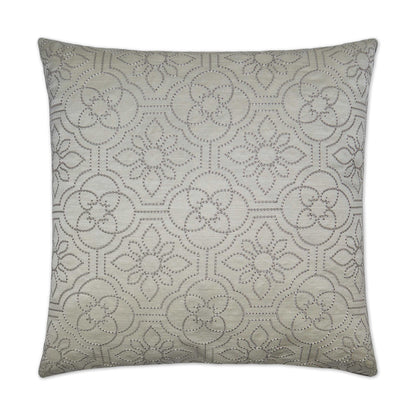 Ruched Up Ivory Throw Pillow With Insert