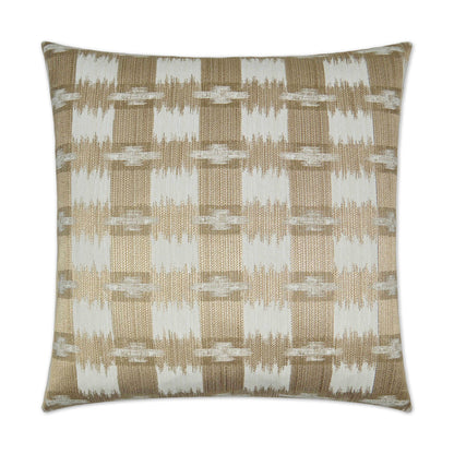 Worldly Brown Throw Pillow With Insert