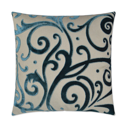 Jubilee Laguna Blue Throw Pillow With Insert