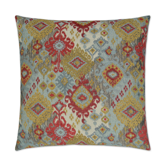 D.V. Kap Motipur Multi Color Throw Pillow With Insert