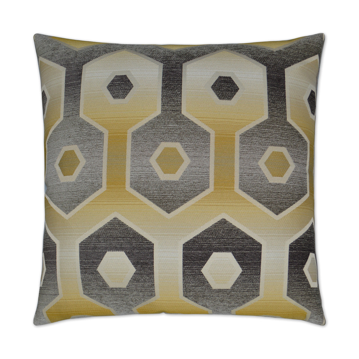 Quattroporte Grey Throw Pillow With Insert