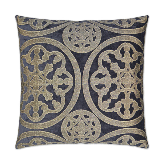 D.V. Kap Mulberry Slate Blue Throw Pillow With Insert