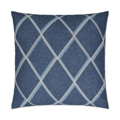 Markham Denim Blue Throw Pillow With Insert