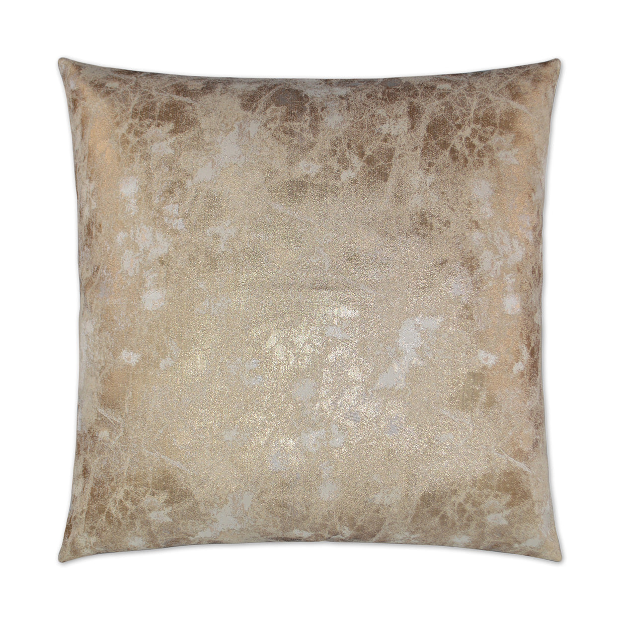 Marble Brown Throw Pillow With Insert