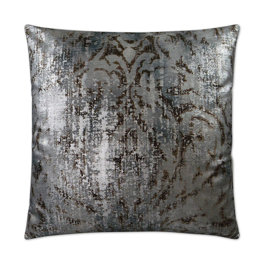 D.V. Kap Rebel Storm Grey Throw Pillow With Insert