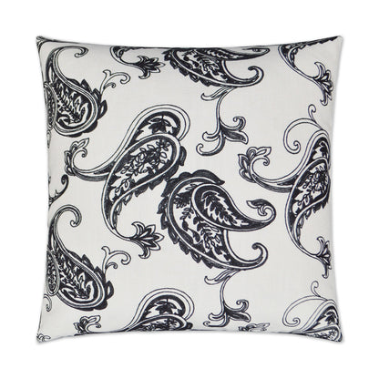 Lock Harbor Black Throw Pillow With Insert