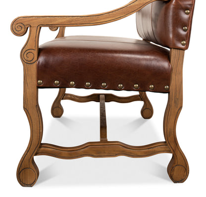 Italian Leather Settee