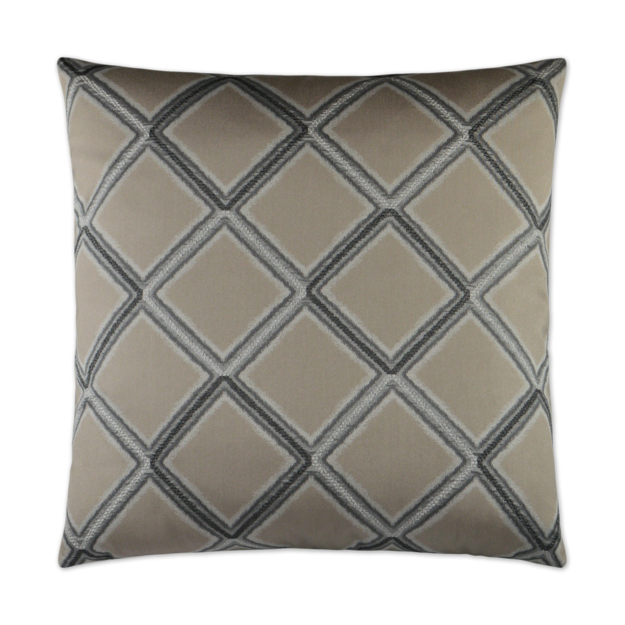 Hekla Granite Brown Throw Pillow With Insert