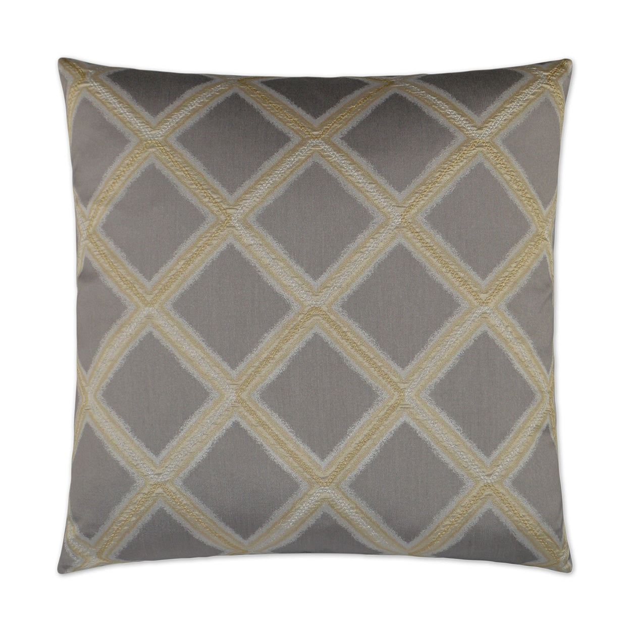 Hekla Patina Grey Throw Pillow With Insert