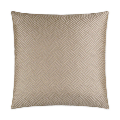 Open Door Taupe Brown Throw Pillow With Insert