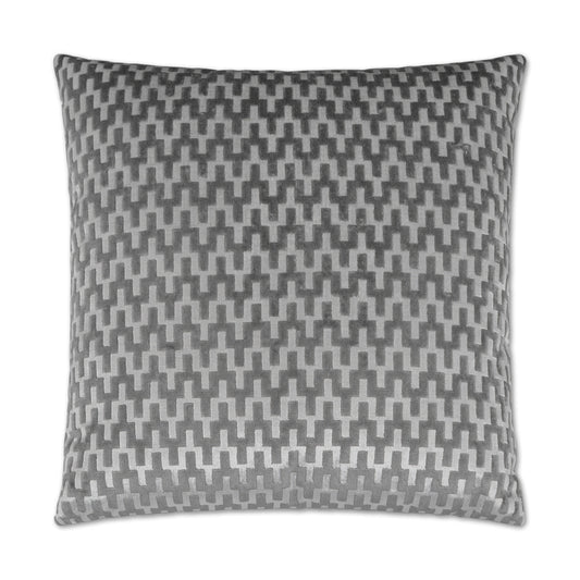 D.V. Kap Giza Platinum Grey Throw Pillow With Insert