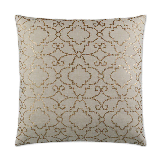 D.V. Kap Wow Factor Gilt Brown Throw Pillow Insert